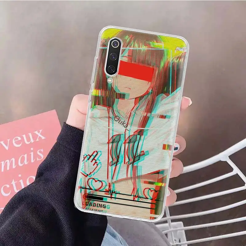 lewd sad girl japanese anime soft cover phone case for xiaomi poco x3 nfc m3 f3 f1 mi note 10 pro 11 lite 11i 8 9 9t 10t cc9 a3 free global shipping