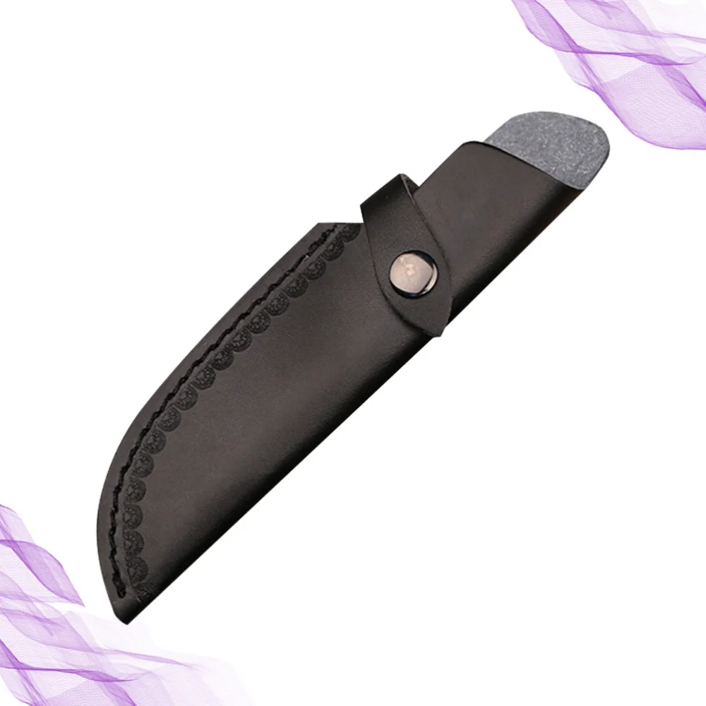 22 см Кожа Защита для ножа Портативный Кухня нож Покрытие оболочки (черный)|Блоки и