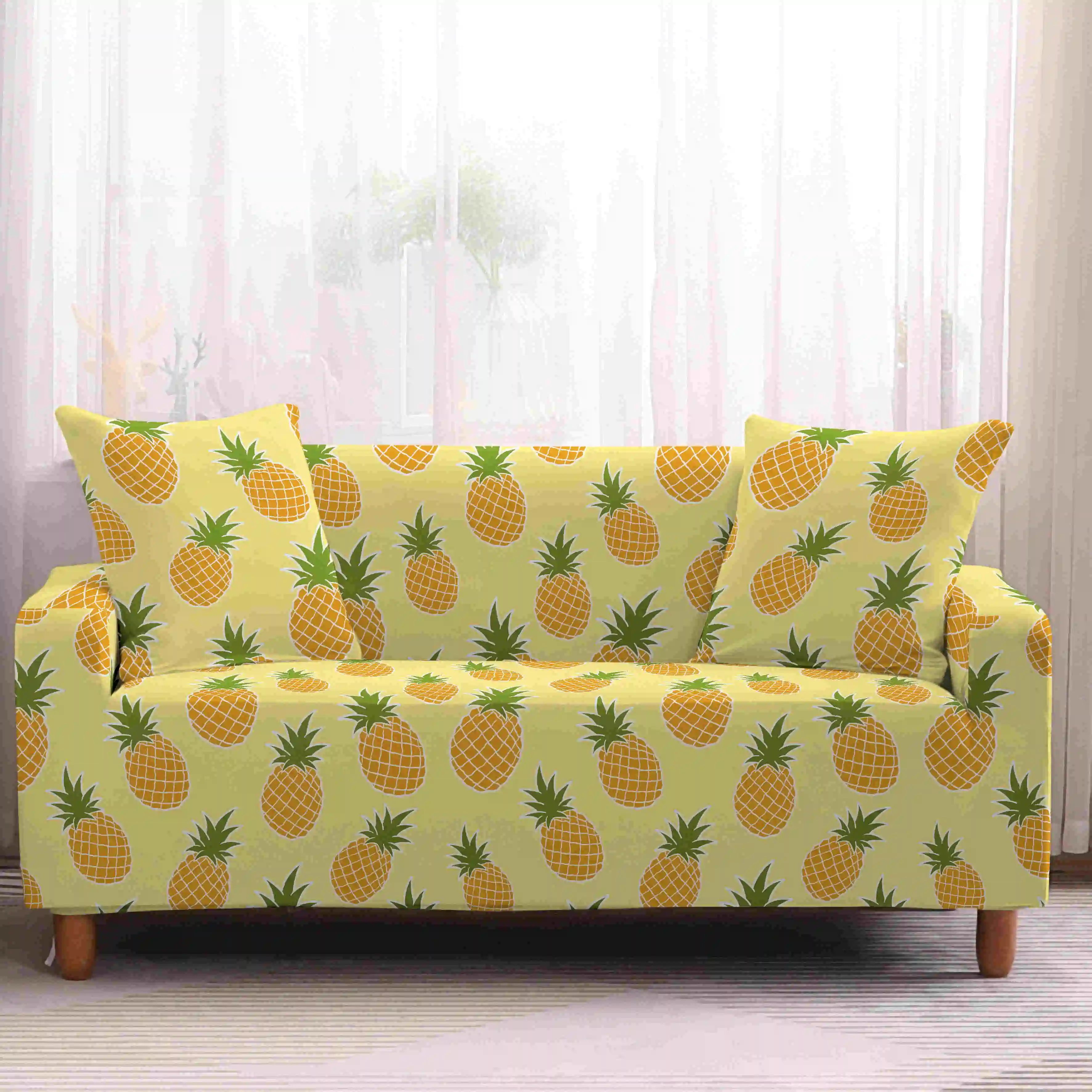 Homesky ананас для диванов эластичные L Форма кресло чехлов Гостиная 1/2/3/4-seater