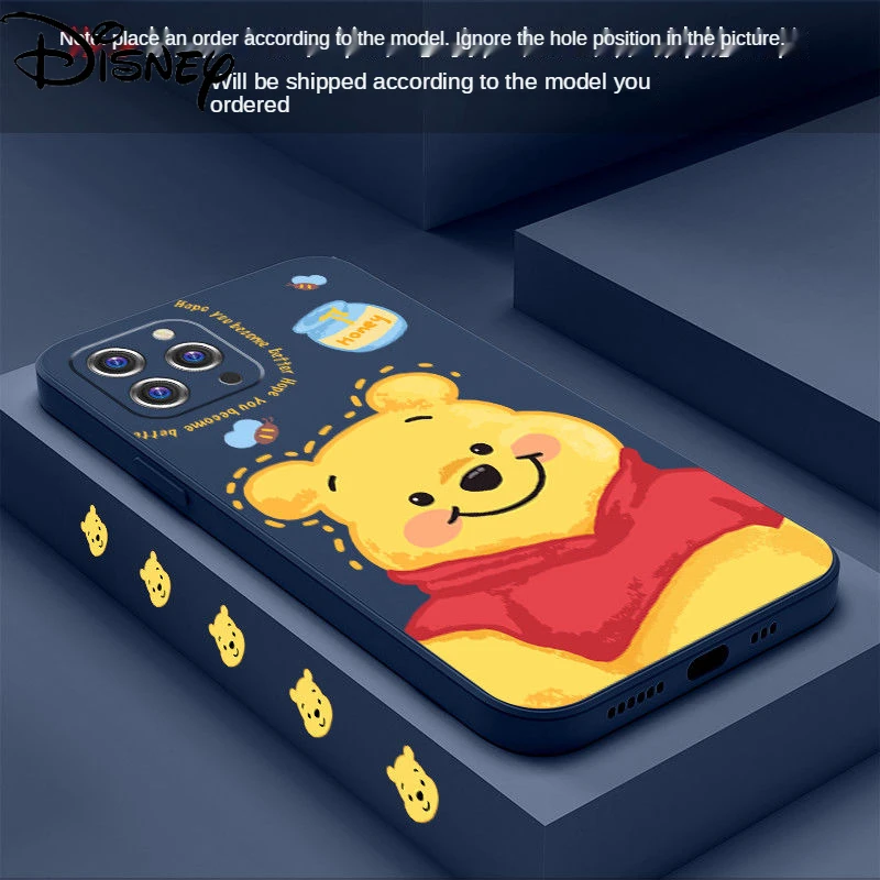 

Disney Winnie the Pooh Phone Case for iPhone 13/13pro/13promax/13mini/XR/XS/XSMAX/11/12Pro/12mini Phone Cartoon Case Cover