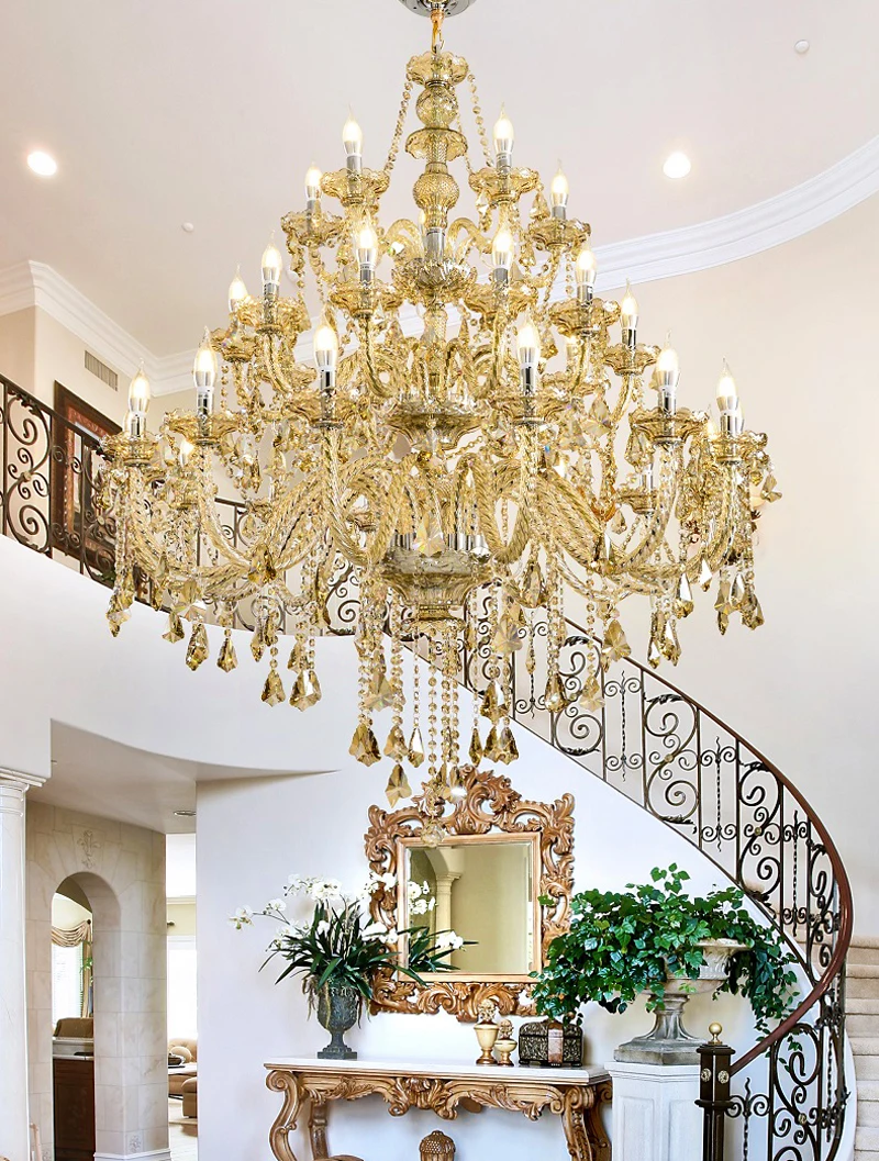 Классические светильник ящиеся Современные хрустальные люстры