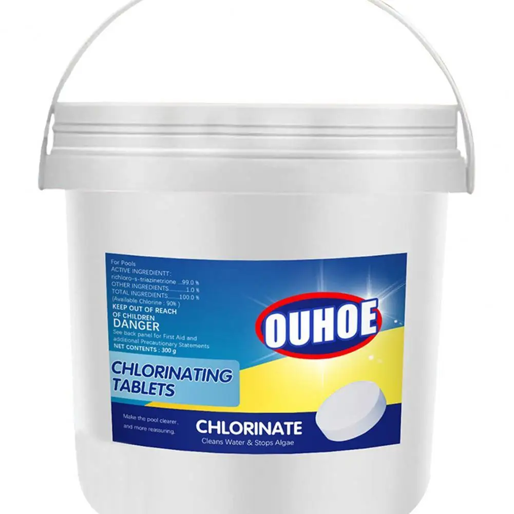 

300 таблеток/ведро для очистки бассейна, многофункциональные и эффективные Очищающие Таблетки для бассейна