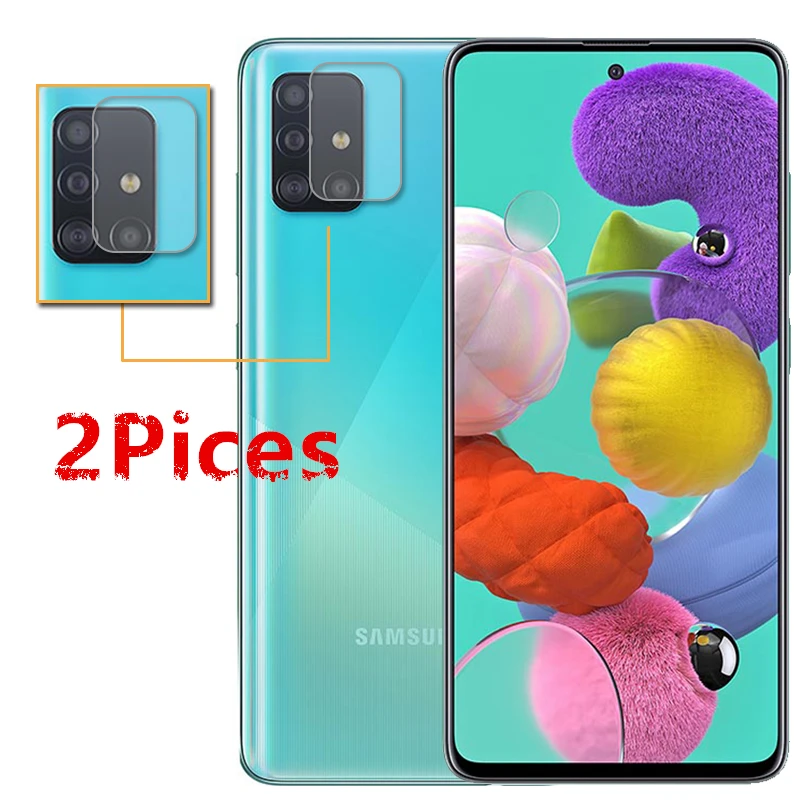 

2PCS For Samsung Galaxy A51 Glass Camera Len Protector Film On for Samsung Galaxy A51 5G Soft Len Protective Film Glass A 51 4G
