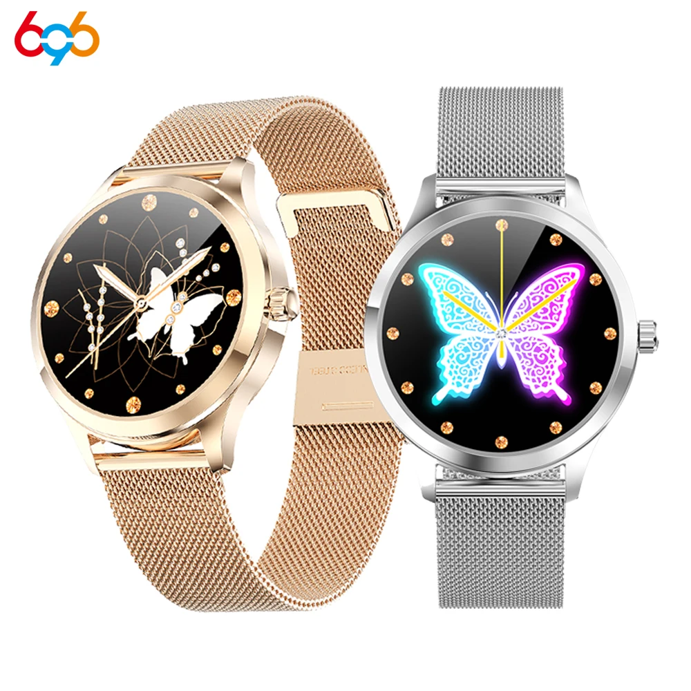 

2021 LW07 Smart Watch Women DIY Watch Face Waterproof Heartrate Monitor Ladies Smartwatch Woman For Girl Bracelet Android IOS