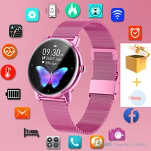 Smart Watch Women Ladies Electronics Sports Clock For Android IOS Fitness Tracker Pressure Full Touch Smartwatch smartwatch