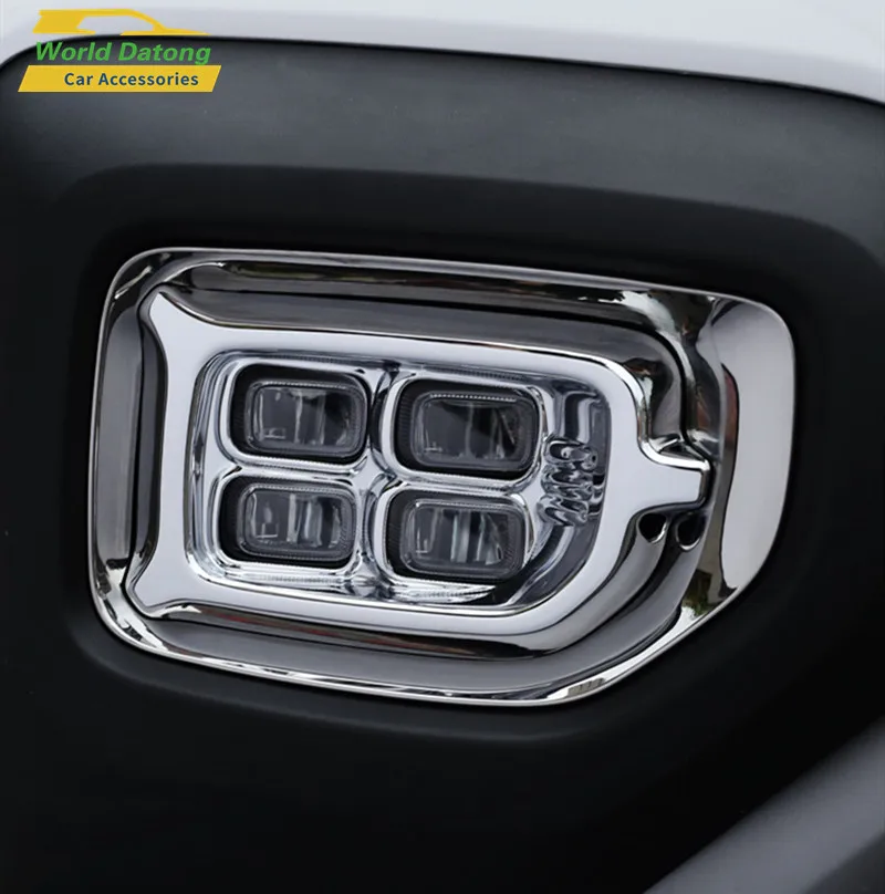 Мир Датун ABS Chrome автомобиля Fog Lamp Украшение Обложка 2pcs для Kia Sportager 2018