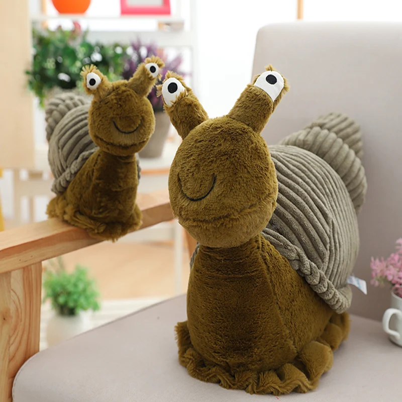 

28-40 cm cute animal flower plush cute snail doll toy peluche comfortable animal pillow jujube home decoration baby room toy