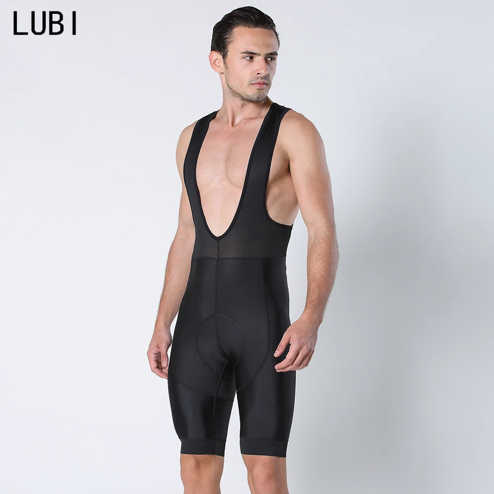 LUBI мужские летние цельные черные велосипедные шорты дышащие MTB штаны для гонок