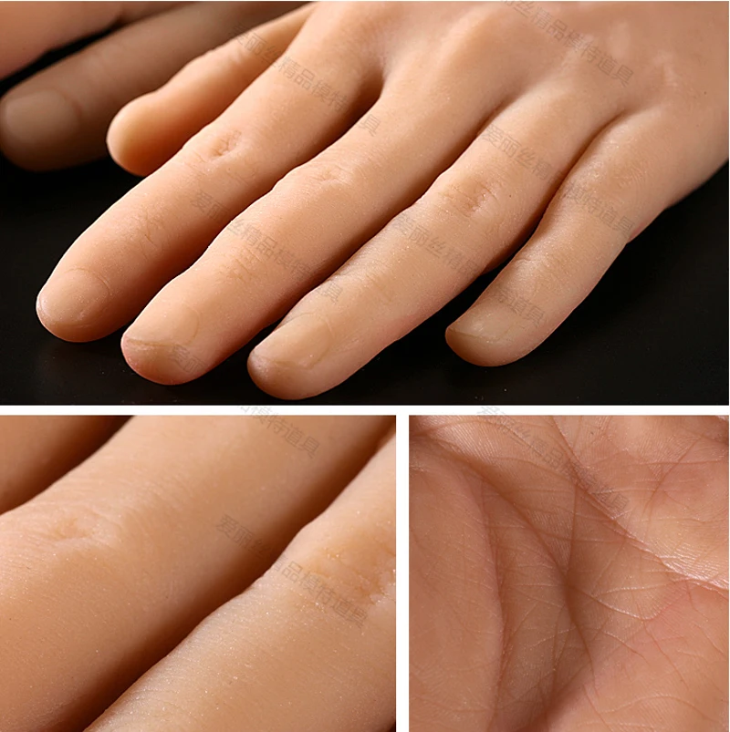 Роскошные 1 пара мужские реалистичные силиконовые фаланги для пальцев