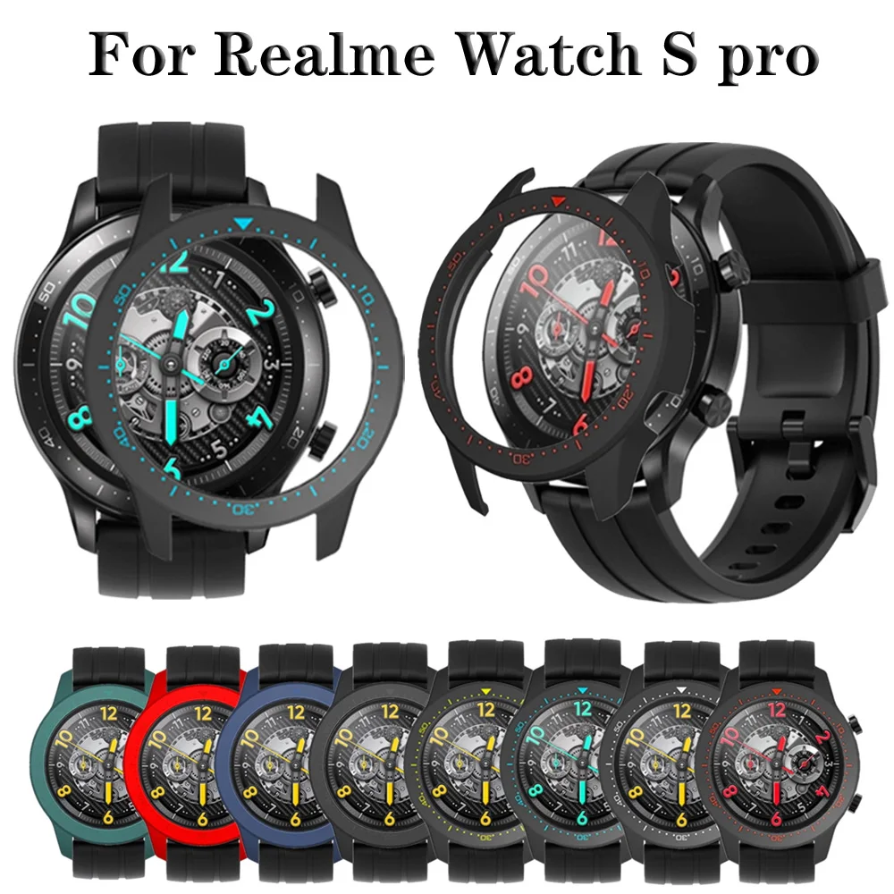 

Чехол для Realme Watch S pro PC, защитный чехол, противоударный защитный чехол, Твердый Чехол, аксессуары для часов