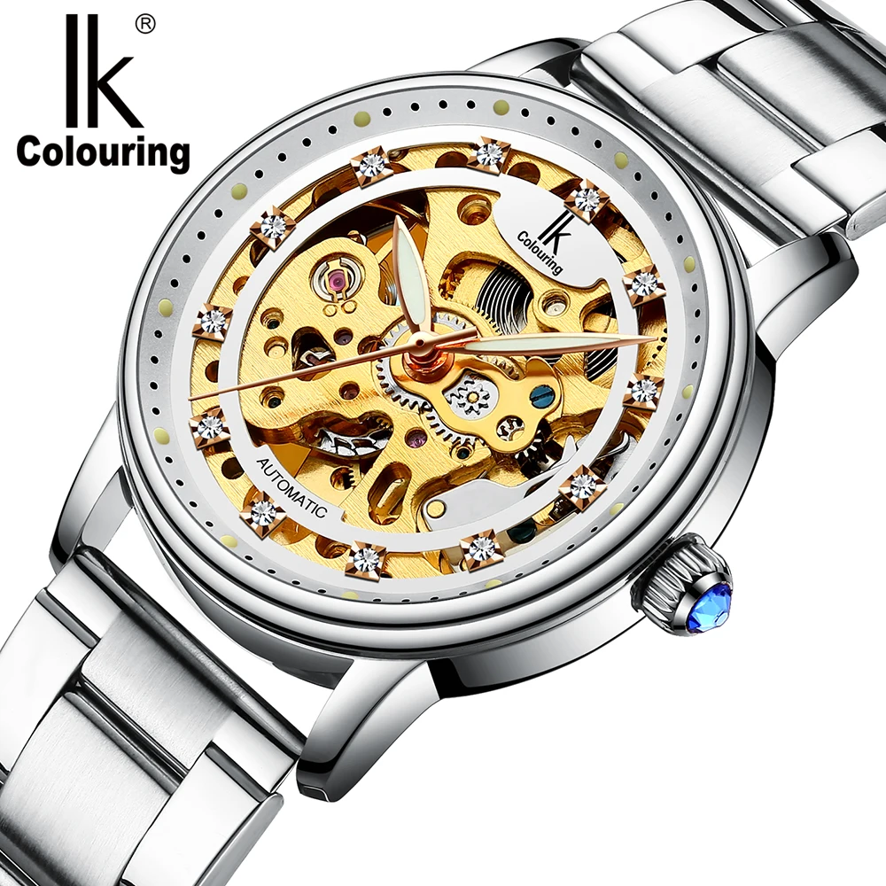 Новые часы браслет из нержавеющей стали с сетчатым ремешком розового золота