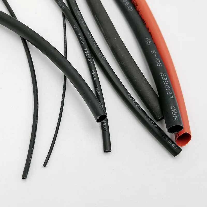 5 м/лот диаметр 4 мм термоусадочная трубка черного цвета|heat shrinkable tube|tube shrinkshrinkable tube