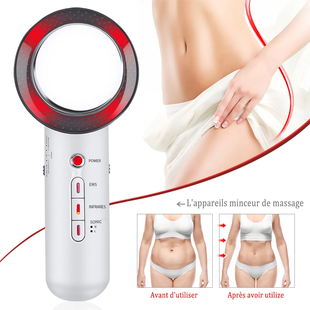 

EMS Ultrasonic Face Body Massager Slimming Machine Infrared Facial Lifting Wrinkle Removal Face Tighten Facial Massager