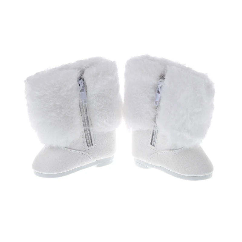 Меховые снежные сапоги обувь для 18 американских девочек куклы аксессуары кукла