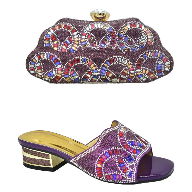 Вечерние туфли и сумочка в нигерийском стиле вечерние итальянском женские