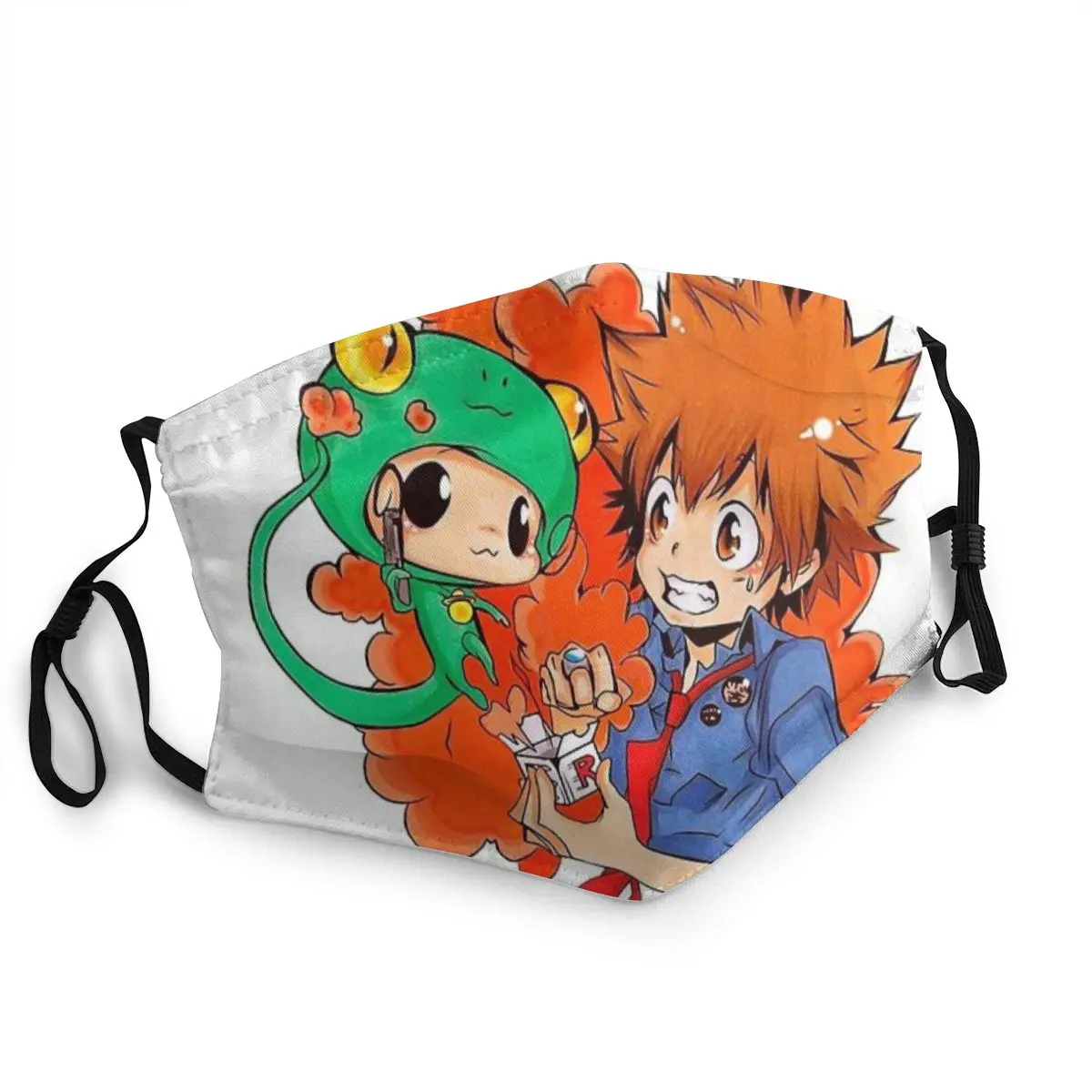 Маска для лица Tsuna Reborn HITMAN REBORN Sawada Защитные Моющиеся маски в стиле комиксов крови