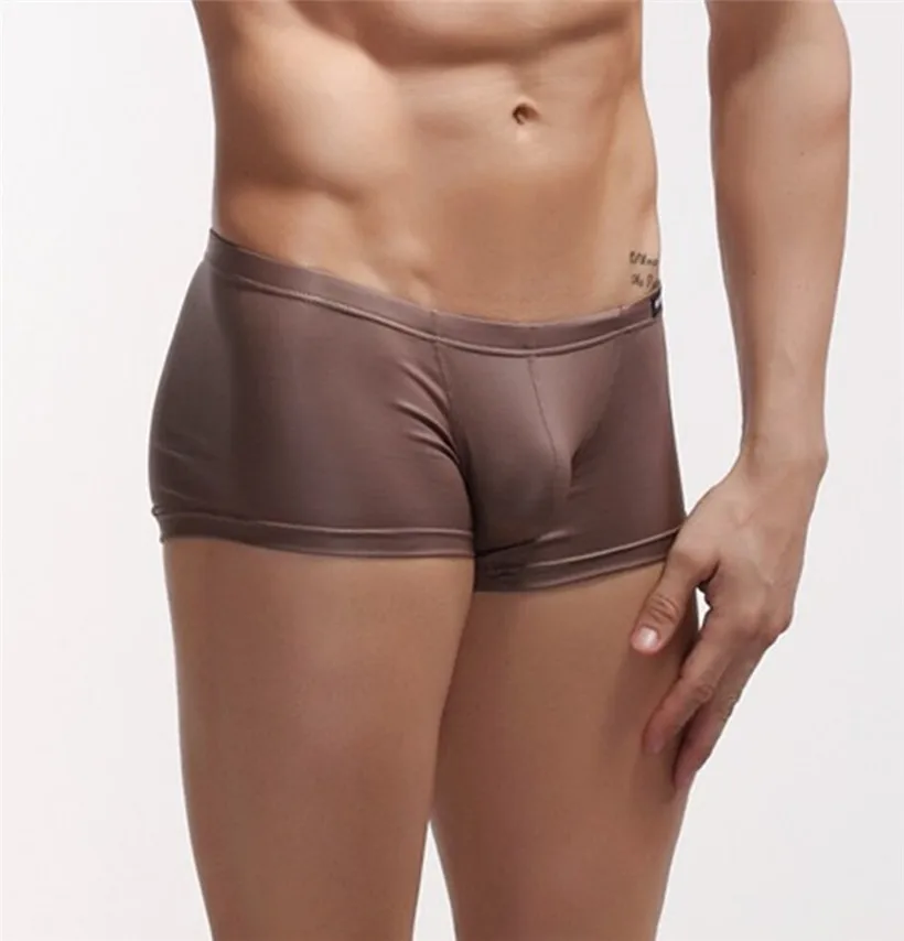 Roupa Interior Dos Homens, мужские боксеры, мягкие, из искусственной кожи, сексуальные мужские трусы, нижнее белье, Cueca, боксеры