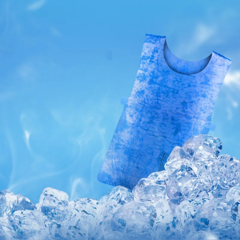 Summer Cold Anti-heat Cooling Vest PVA Waterproof Fabric High Temperature Protective Ice Outdoor Sports Work | Спорт и развлечения