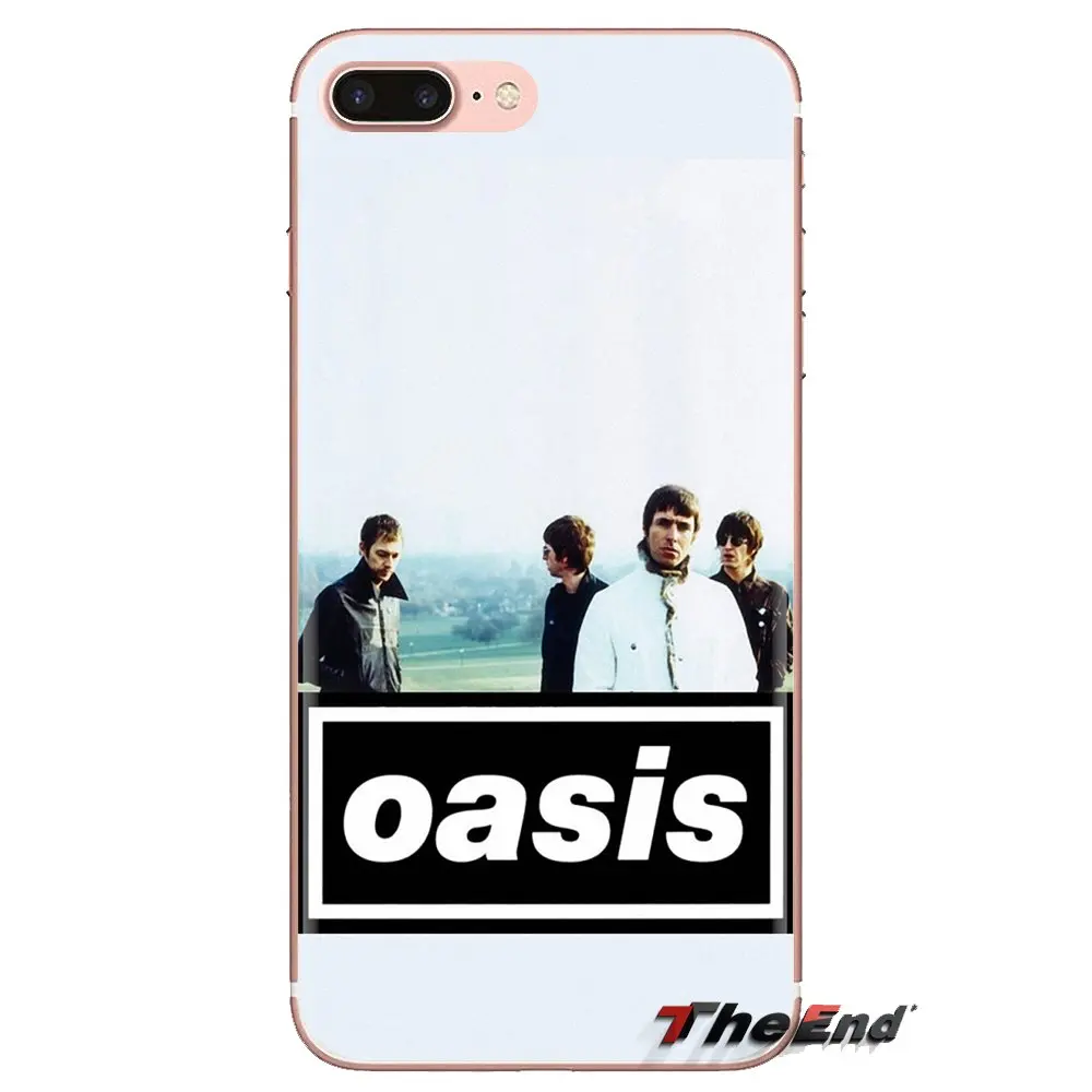 Для samsung Galaxy S2 S3 S4 S5 MINI S6 S7 edge S8 S9 Plus Note 2 3 4 5 8 Coque Fundas Oasis rock Band прозрачный мягкий чехол