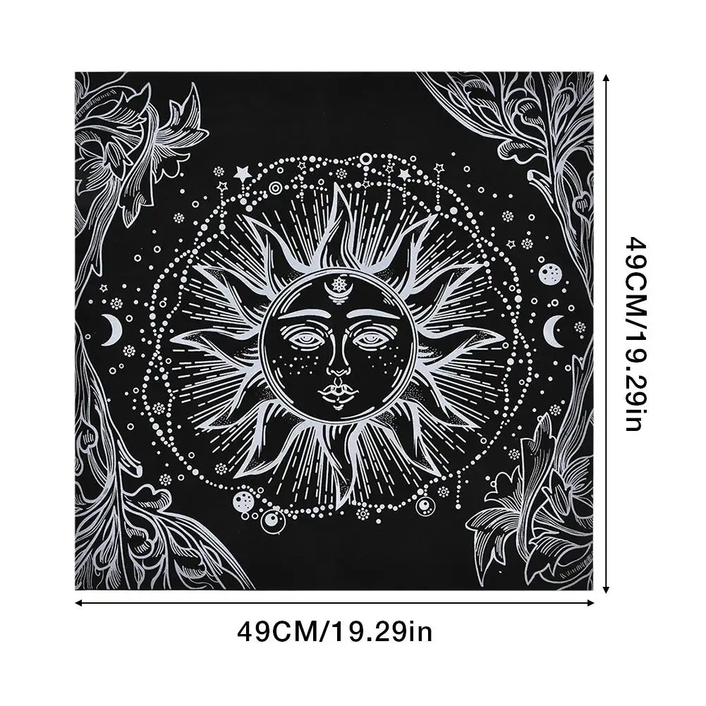 

Tarot Tablecloth High Grade Thick Tarot Divination Cards Table Cloth For Magicians Daily Board Games 49 49CM