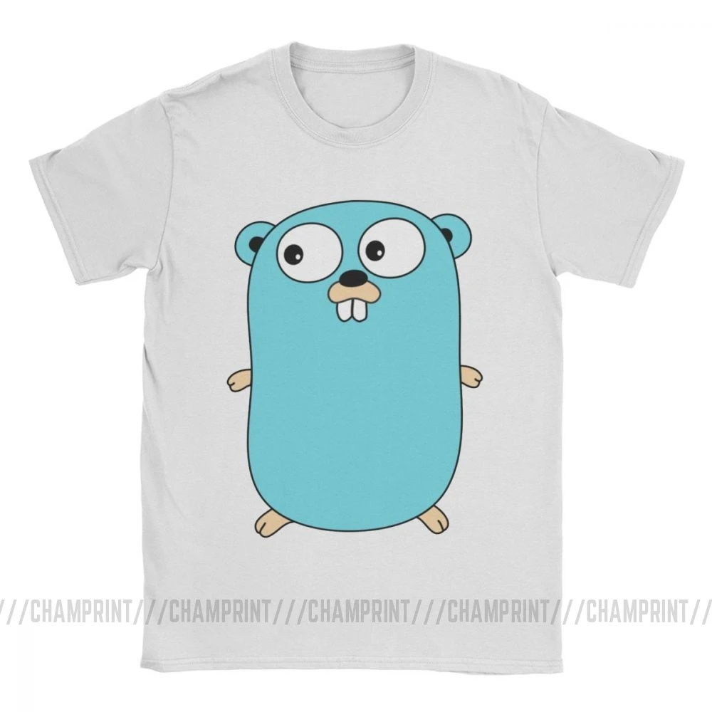 Мужские футболки Golang Gopher In Go мы доверяем программированию одежды кодерам