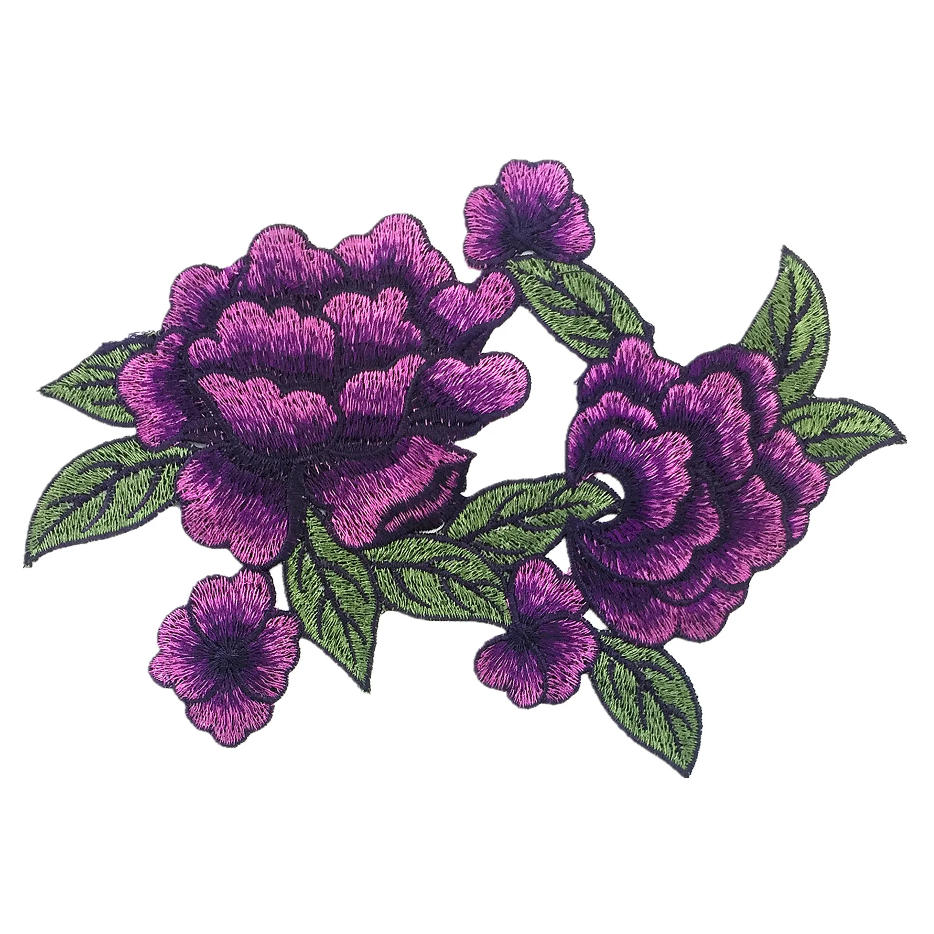 Утюжок на новой технологии шитья с вышитыми розами для одежды брюк юбок