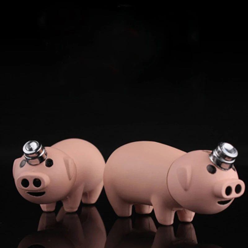 

Mini Funny Piggy Gas Unusual Lighters Cigarette Cigar Pipe Gadget Men’s Gifts Smoking Accessories Creative Girls Gifts
