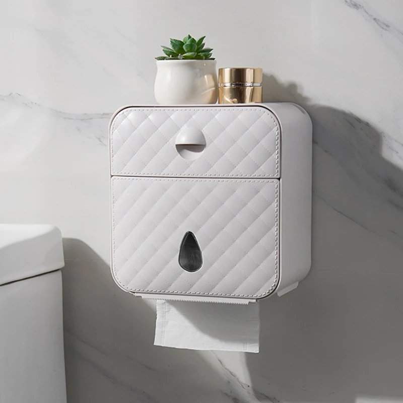 Креативный настенный ящик для салфеток хранения ванной комнаты гигиеническая