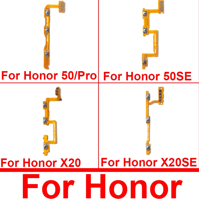 

Volume Power Flex Cable For Huawei Honor 50 X20 50Pro For Honor 50SE X20SE Power Switch Side Keys Flex Ribbon Replacement Parts