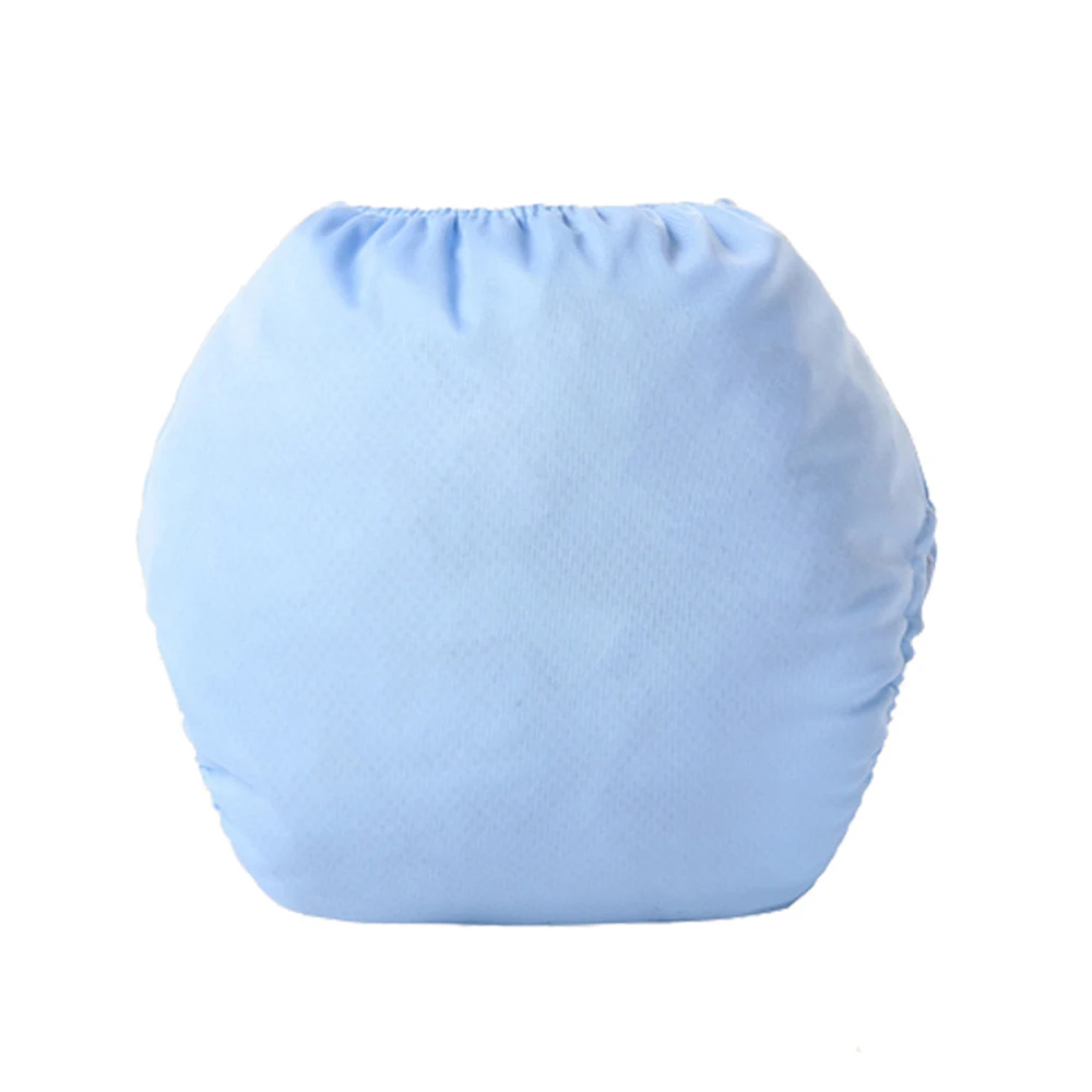 1 шт. одноцветные регулируемые размеры моющиеся подгузники для новорожденных