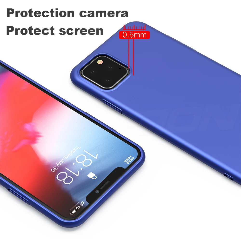 KEYSION Micro Matte Case for iPhone 12 11 Pro Max Ultra Slim Phone Back Cover for iPhone 12 Mini Xs Xr 6s 8 7 Plus 11 Pro max