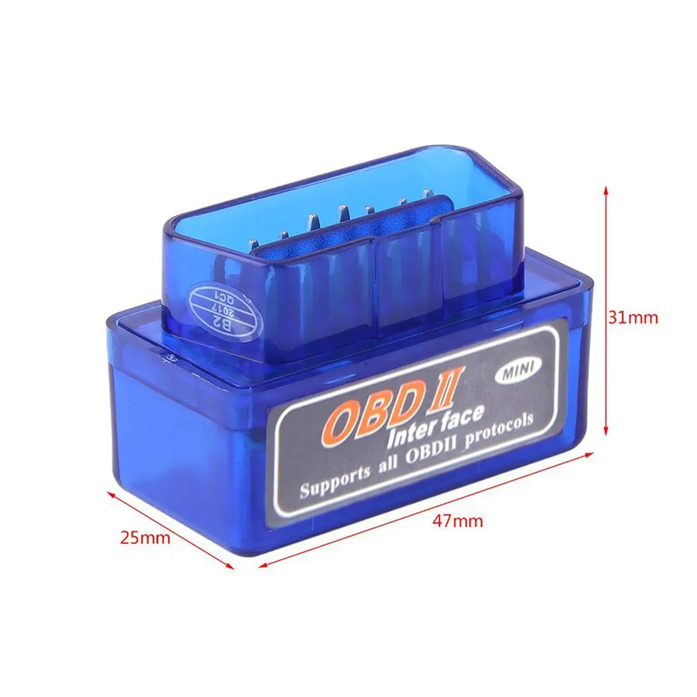 

Super Mini ELM327 Bluetooth-compatible V2.1 OBD2 Mini Elm 327 Car Diagnostic Scanner Tool For ODB2 OBDII Protocols
