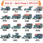 Зарядная док-станция с USB-разъемом, 10 шт., для SamsungA50S, A30S, A21, A12, A21S, A40, A01, A11, A31, A41, A51, A71, A50, A60, A70S