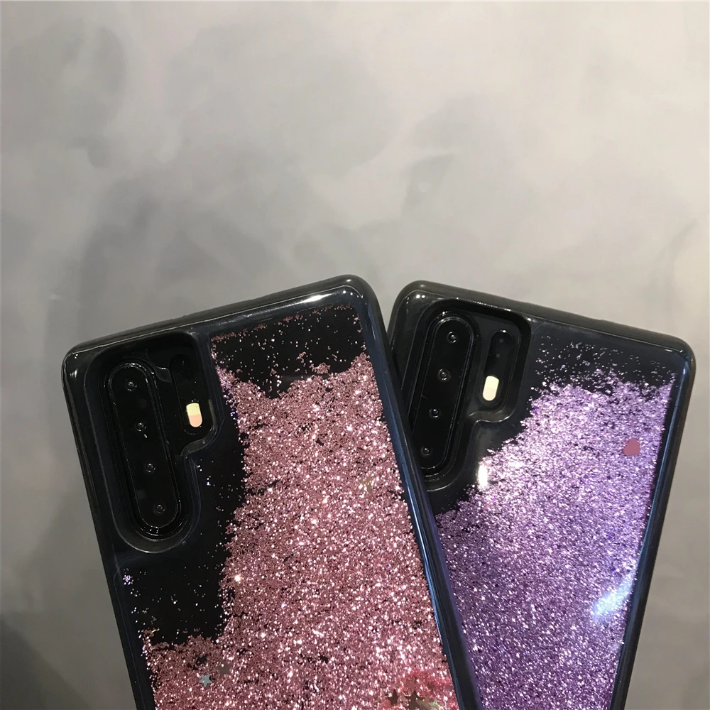 Черный силиконовый бампер динамичный жидкий песок чехол для samsung Galaxy Note 10 плюс 9 8 5