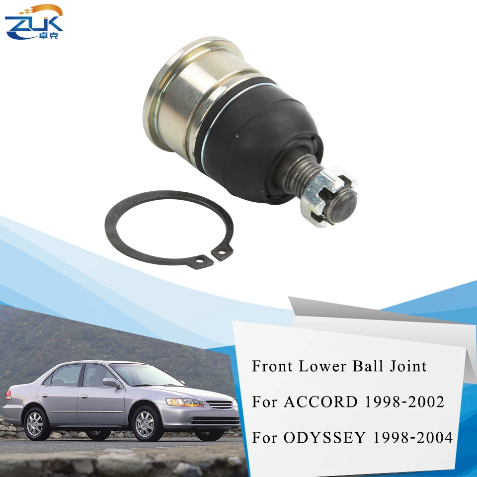 Передний нижний шаровой шарнир ZUK Kunckle для HONDA ACCORD 1998 2002 CG1 CG5 CF9 ODYSSEY 2004 RA1 RA6 OEM:51220 S84