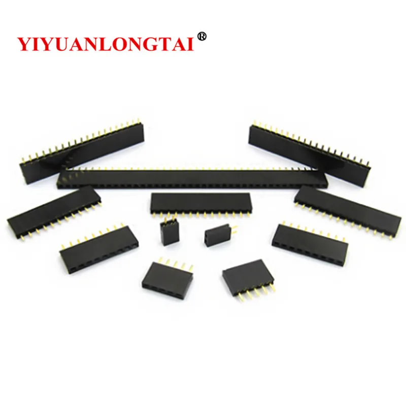 2 54 мм Однорядная Женская ~ 40P PCB плата сокета штыревой разъем полосы выносной