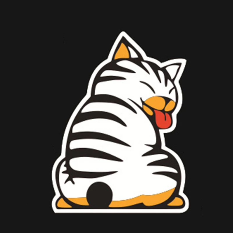 Наклейки на заднее ветровое стекло наклейки в виде кота творческие Мультяшные