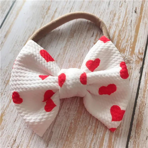 Diadema con lazo grande para ni&ntilde;a peque&ntilde;a, accesorios para la cabeza, nudo el&aacute;stico-5