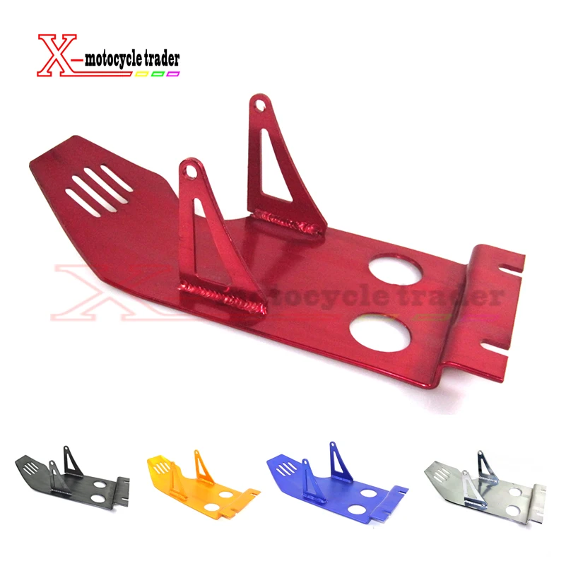 Мотоциклетная сверхпрочная пластина из сплава Bash алюминиевая Люминесцентная