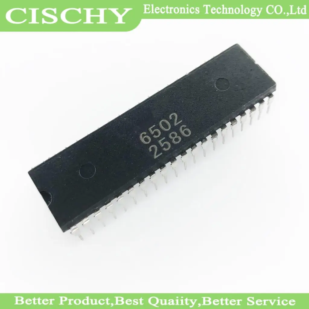 1 шт./лот MOS6502 6502B винтажный процессор/процессор. 6502 MOS6502AD 6502AD старым процессором.