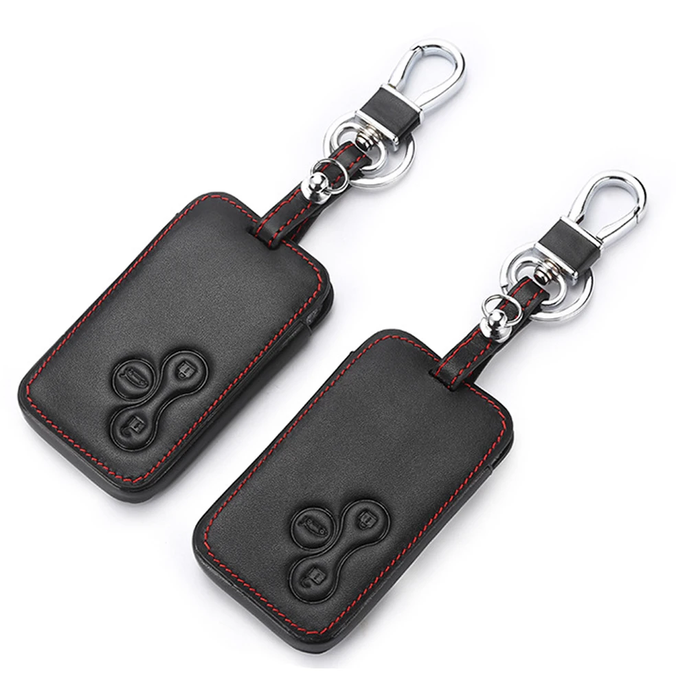 Кожаный чехол OkeyTech для автомобильного ключа защитный Renault Kadjar Clio Logan Megane 1 2 3 Koleos