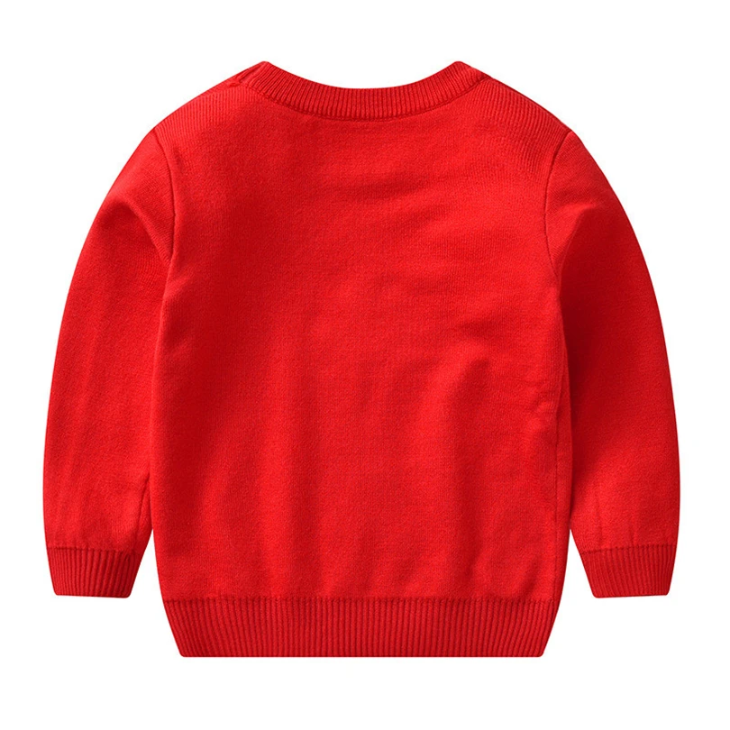 

Baby Boy Girls Christmas Sweaters Toddler Kids Knit Crochet Cartoon Elk Winter Warm Long Sleeve Tops Children Clothes 3-8T A20
