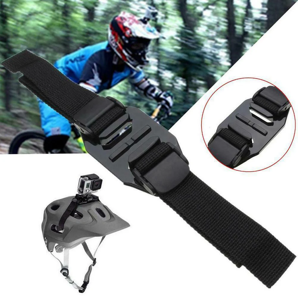 2019 Hot Bicycle Helmet Vented Safety Head Strap Adapter Mount for GoPro Hero 5 For DOY | Sports &amp Action Video Cameras Accessories