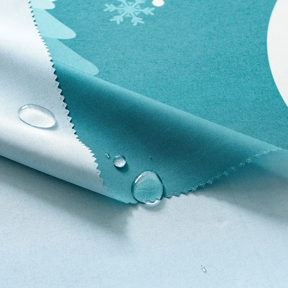 Скатерть для стола и юбки водонепроницаемая ткань с рисунком снежинок