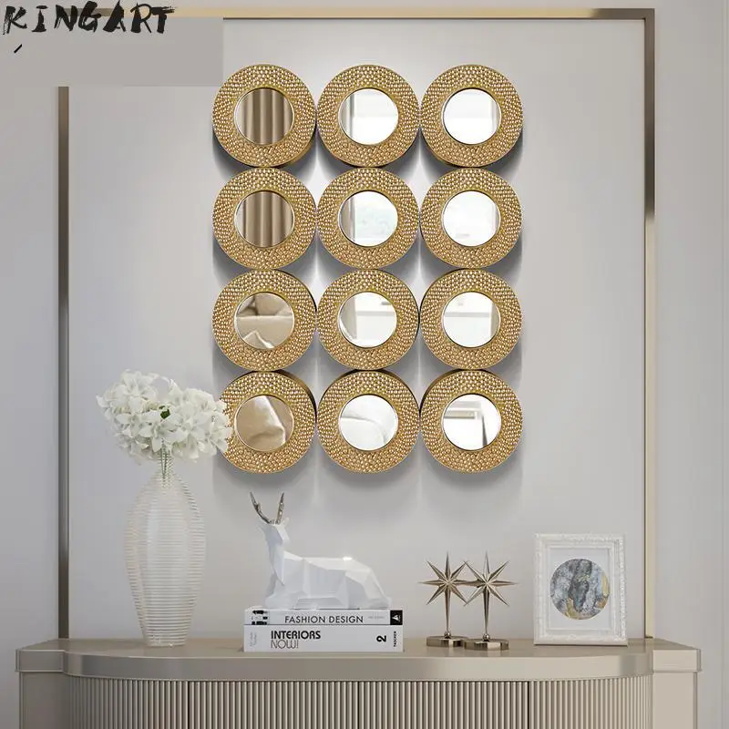 Большое настенное зеркало 100 см простой домашний декор большое для спальни