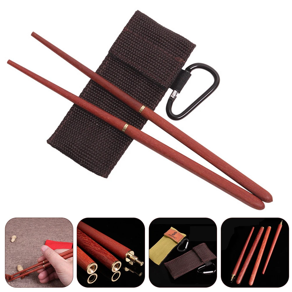 

Mahogany foldable storage portable chopsticks camping outdoor tableware food grade durable and super easy to clean tableware