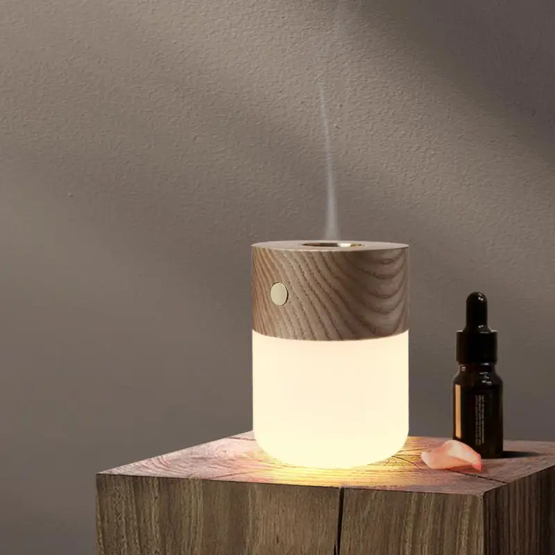 

Mini Aromatherapy Diffuser Light Portable Sprayer USB Rechargeable Essential Oil Atomizer LED Lamp Bedroom Bedside Decoration