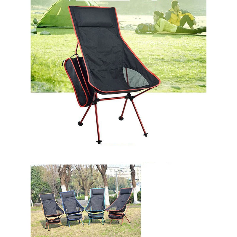 

Portable Collapsible Moon Chair Fishing Camping BBQ Stool Folding Extended Hiking Seat Garden Ultralight Outdoor Chair Table