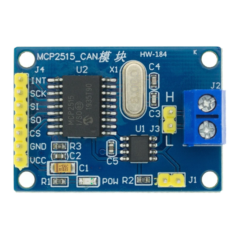 

10 шт. MCP2515 CAN-шина модуля TJA1050 приемник SPI для 51 arduino Diy комплект MCU контроллер рычага