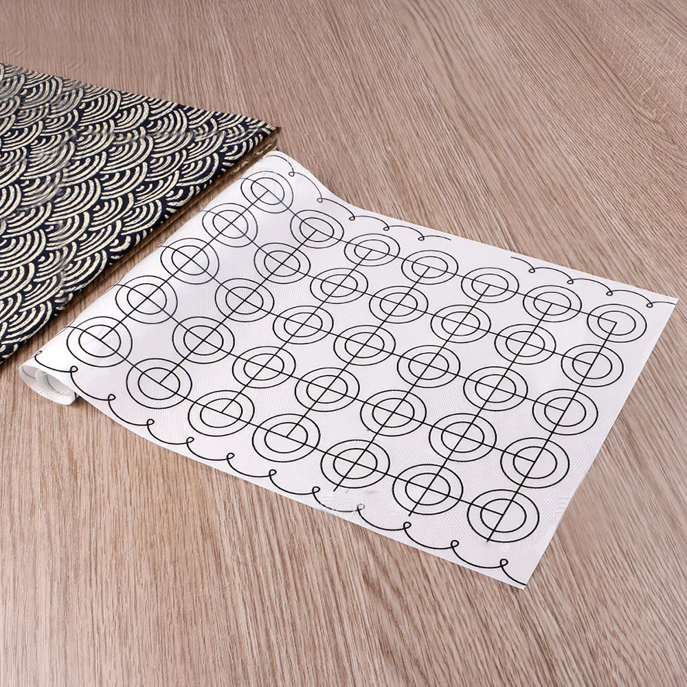 260 * ММЦ силиконовый коврик для выпечки Макарон с кругами мелкая сетка